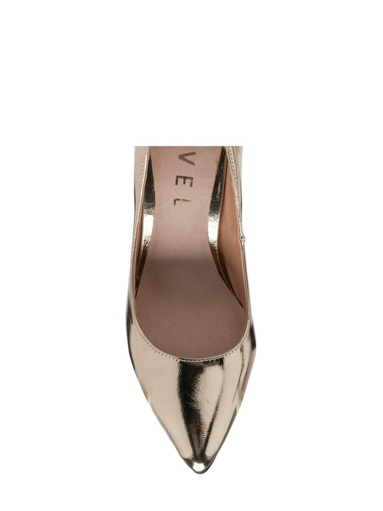 Ravel Gold Stiletto-Heel Court Shoes - Image 4 of 4