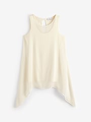 Ecru Cream Woven Layer Tunic - Image 6 of 6