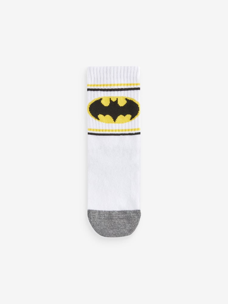 Batman Superhero License Cotton Rich Socks 3 Pack - Image 2 of 4