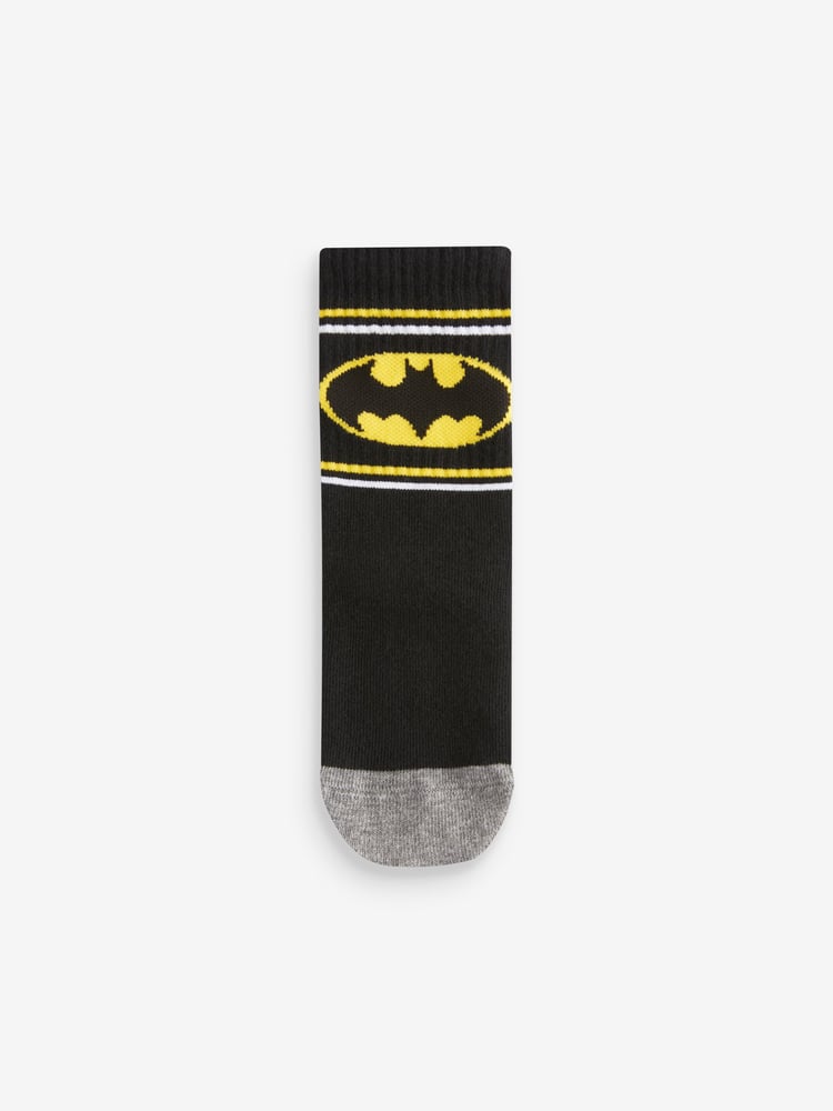 Batman Superhero License Cotton Rich Socks 3 Pack - Image 4 of 4