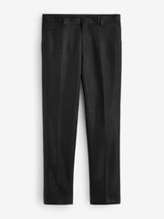 Black EDIT Slim Glitter Tuxedo Suit Trousers - Image 7 of 11
