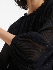 French Connection Callie Pleated Top - Image 3 of 4