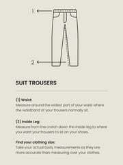 Black Tailored Wool Donegal Tuxedo Suit Trousers - Image 10 of 10