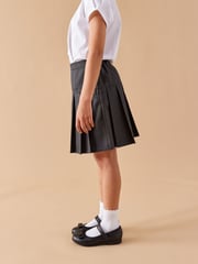 Grey Regular Waist Pleated School Skirts 2 Pack (3-16yrs) - Image 2 of 8