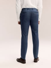 Mid Blue Muscle Fit Muscle FIt Motionflex Stretch Suit Trousers - Image 2 of 10