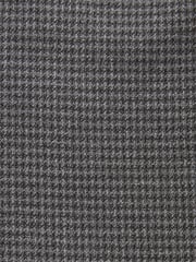 Grey Puppytooth Textured Suit Trousers - Image 7 of 8