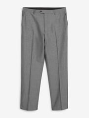 Light Grey Regular Fit Suit Trousers - Image 5 of 8