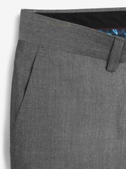 Light Grey Regular Fit Suit Trousers - Image 6 of 8