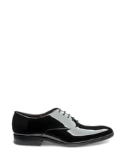 Loake Black Patent Oxford Dress Shoes - Image 3 of 5