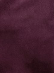 Burgundy Regular Fit Velvet Waistcoat - Image 10 of 10