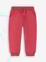 JoJo Maman Bébé Berry & Navy Blue 2-Pack Joggers - Image 3 of 7