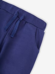 JoJo Maman Bébé Berry & Navy Blue 2-Pack Joggers - Image 4 of 7