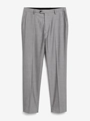 Light Grey Skinny Fit Suit Trousers - Image 6 of 8