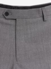 Light Grey Skinny Fit Suit Trousers - Image 7 of 8