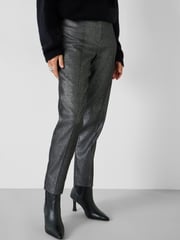 Hush Black Hazel Metallic Cigarette Trousers - Image 1 of 5