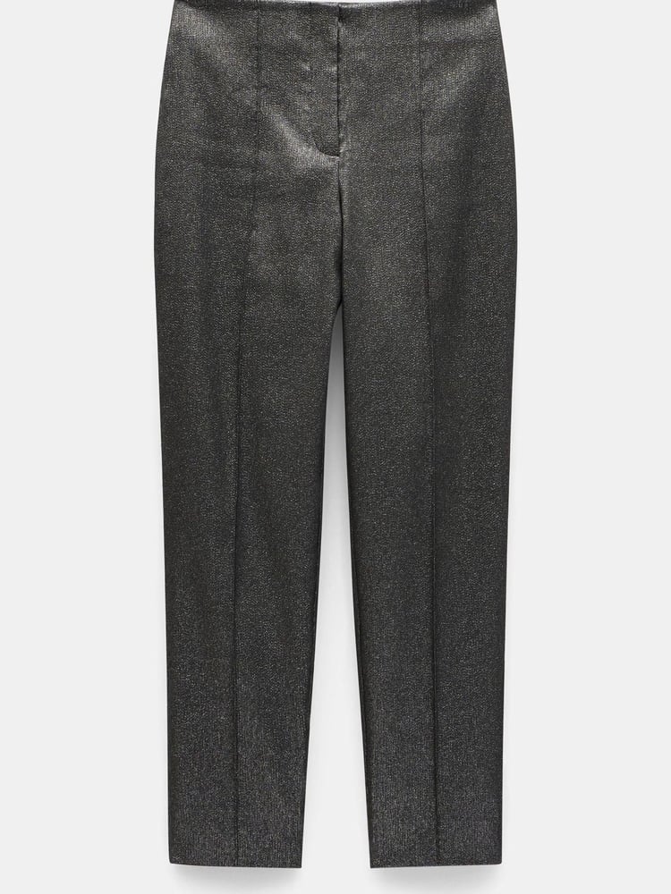 Hush Black Hazel Metallic Cigarette Trousers - Image 5 of 5