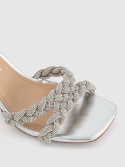 Office Natural Mila Embellished Block Heel Sandals - Image 4 of 4