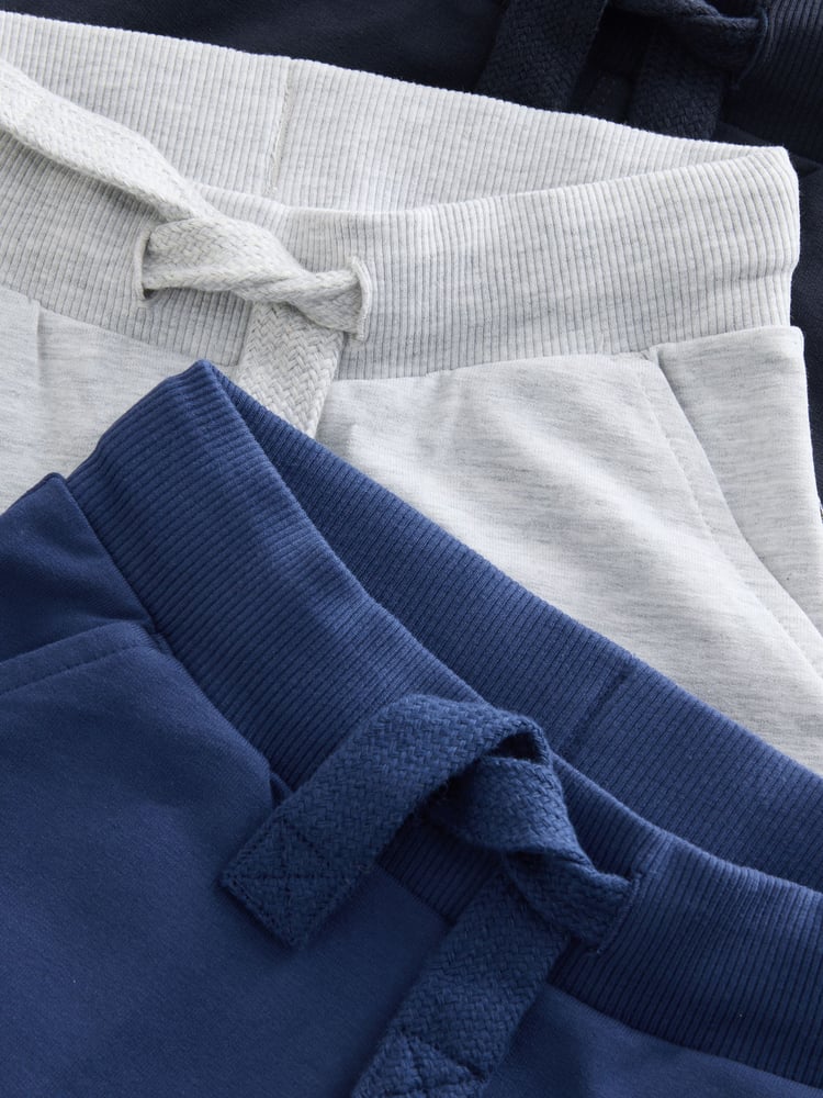 Blue/Grey/Navy Super Skinny Joggers 3 Pack (3mths-7yrs) - Image 3 of 3 Blue/Grey/Navy Super Skinny Joggers 3 Pack (3mths-7yrs) - Image 3 of 3