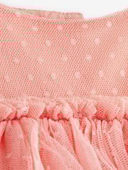 Coral Mesh Party Dress (3mths-7yrs) - Image 7 of 7