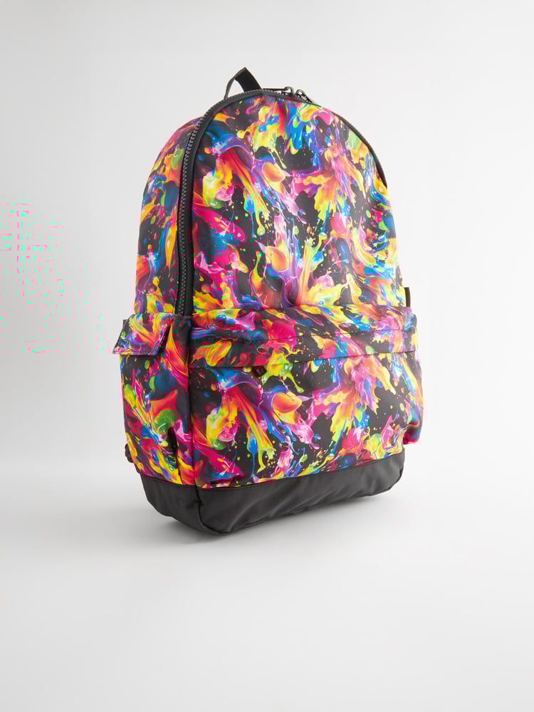 Multi Bright Marble Backpack - Image 1 of 6