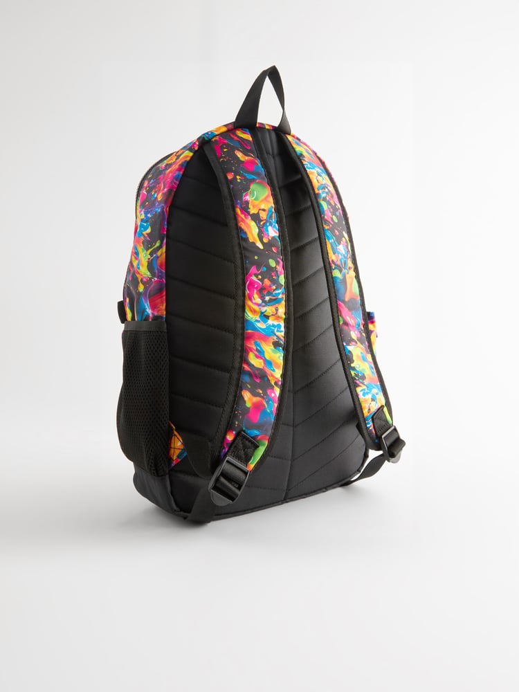 Multi Bright Marble Backpack - Image 2 of 6