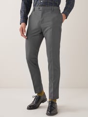 Charcoal Grey Skinny Fit Suit Trousers - Image 1 of 9