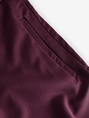 Burgundy Red Tailored Slim Trousers - Image 6 of 6