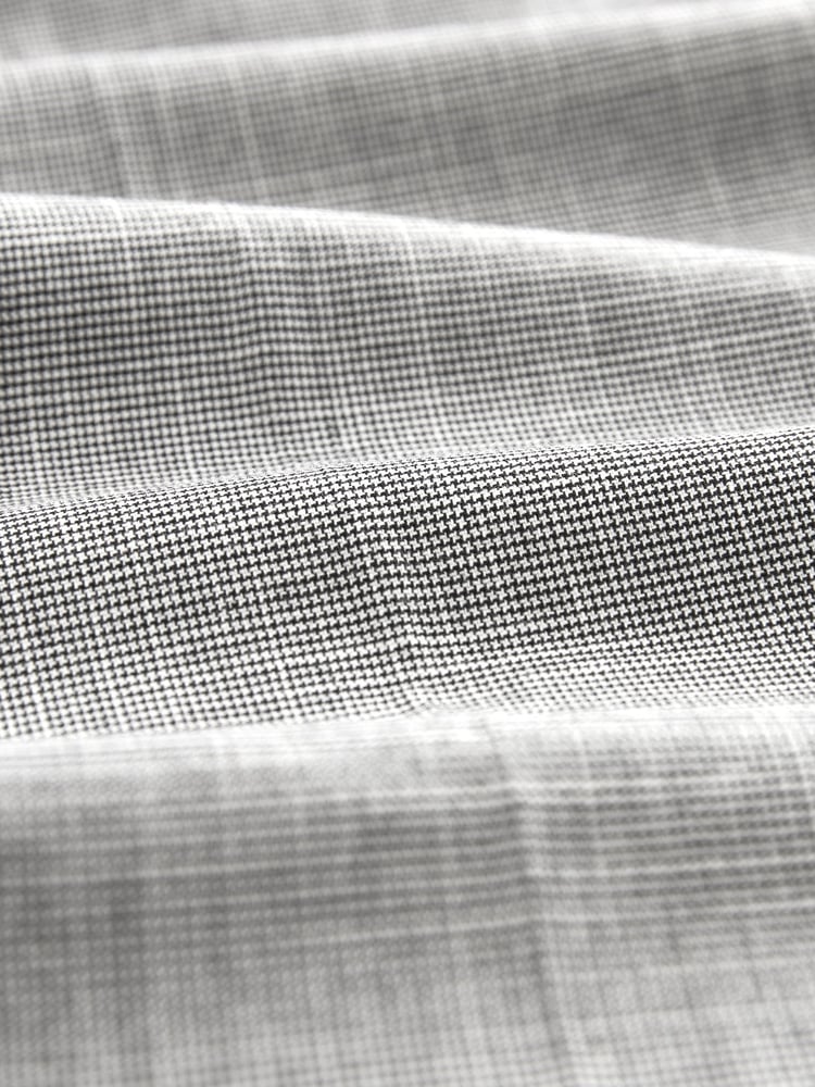 Black/White Check Tailored Check Slim Leg Trousers - Image 7 of 7
