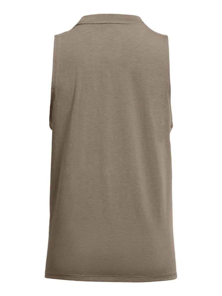 Under Armour Brown Campus Muscle Vest - Image 4 of 4 Under Armour Brown Campus Muscle Vest - Image 4 of 4