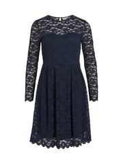 VILA Blue Long Sleeve Lace Dress - Image 5 of 5