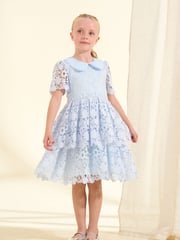 Angel & Rocket Cornflower Blue Mavea Lace Dress - Image 1 of 6