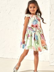 Angel & Rocket Green 100% Cotton Darcy Petal Skirt - Image 1 of 5