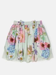 Angel & Rocket Green 100% Cotton Darcy Petal Skirt - Image 4 of 5