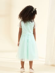 Angel & Rocket Green Anya Beaded Tulle Dress - Image 2 of 8