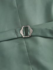 Grey Textured Suit Waistcoat - Image 6 of 8