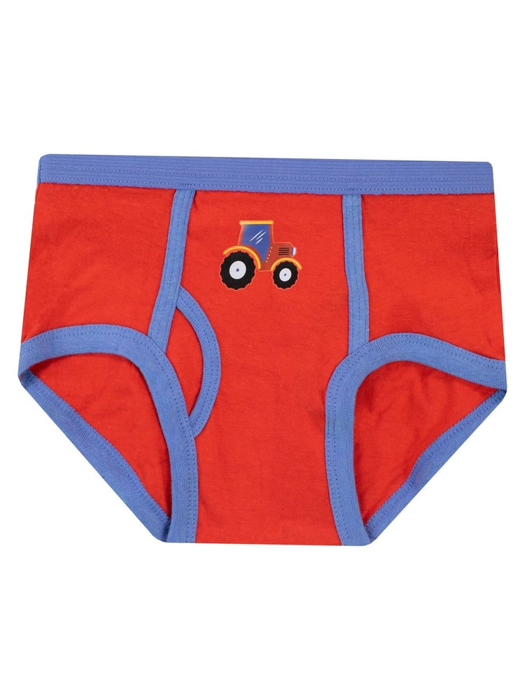 Harry Bear Multi Tractor 100% Cotton Underwears 5 Pack - Image 5 of 5