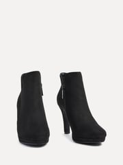 Linzi Black Layara Platform Ankle Boots With Stiletto Heels - Image 3 of 5