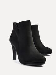 Linzi Black Layara Platform Ankle Boots With Stiletto Heels - Image 4 of 5