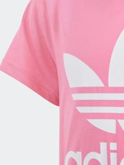 adidas Originals Pink Trefoil T-Shirt - Image 3 of 5