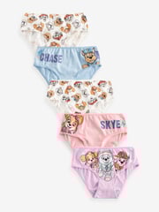 Blau und Pink - Paw Patrol-Slips aus 100 % Baumwolle im 5er-Pack (2–8 J.) - Bild 1 von 8
