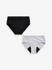 Monochrome Teen Light Flow Period Pants 2 Pack (7-16yrs) - Image 1 of 6