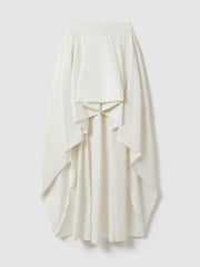 Reiss Ivory Eden High-Low Bridal Skirt - Image 2 of 6