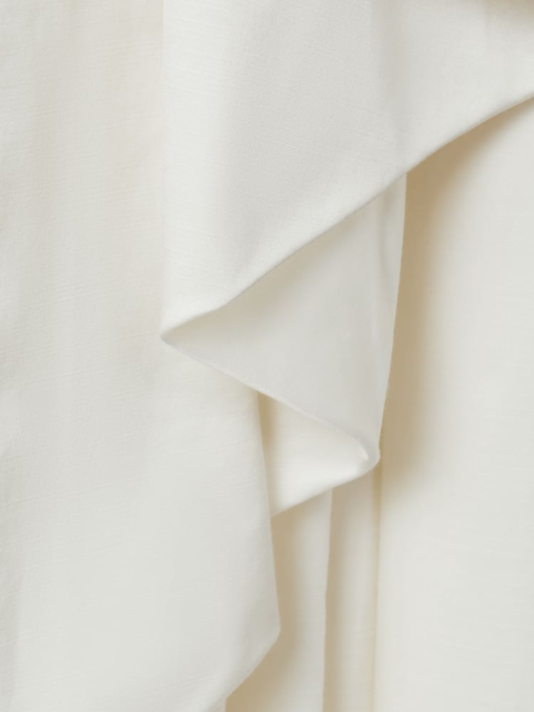 Reiss Ivory Eden High-Low Bridal Skirt - Image 6 of 6