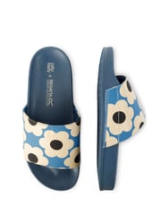 Regatta Blue Orla Kiely Sliders - Image 3 of 6