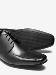 Black Leather Panel Lace-Up Shoes - Image 3 of 4