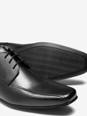 Black Leather Panel Lace-Up Shoes - Image 4 of 4