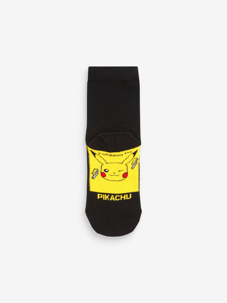 Black 5 Pack Cotton Rich Socks - Image 2 of 6