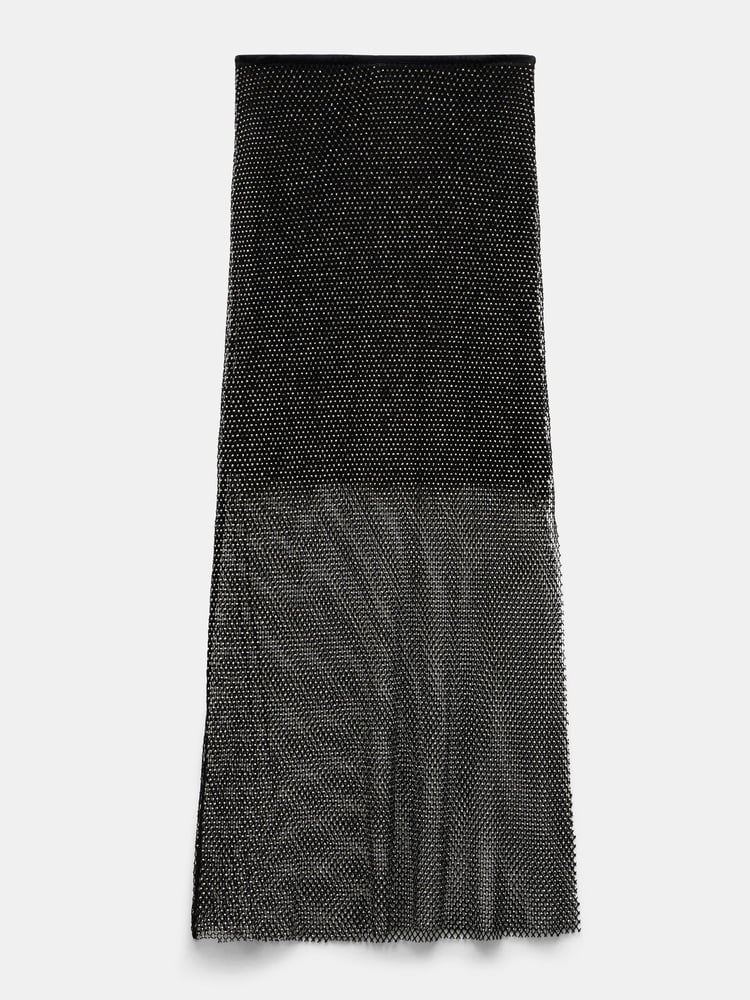 Hush Black Una Sparkle Maxi Skirt - Image 5 of 5