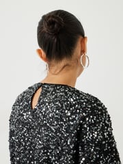 Hush Silver Mischa Sequin Mini Dress - Image 4 of 5