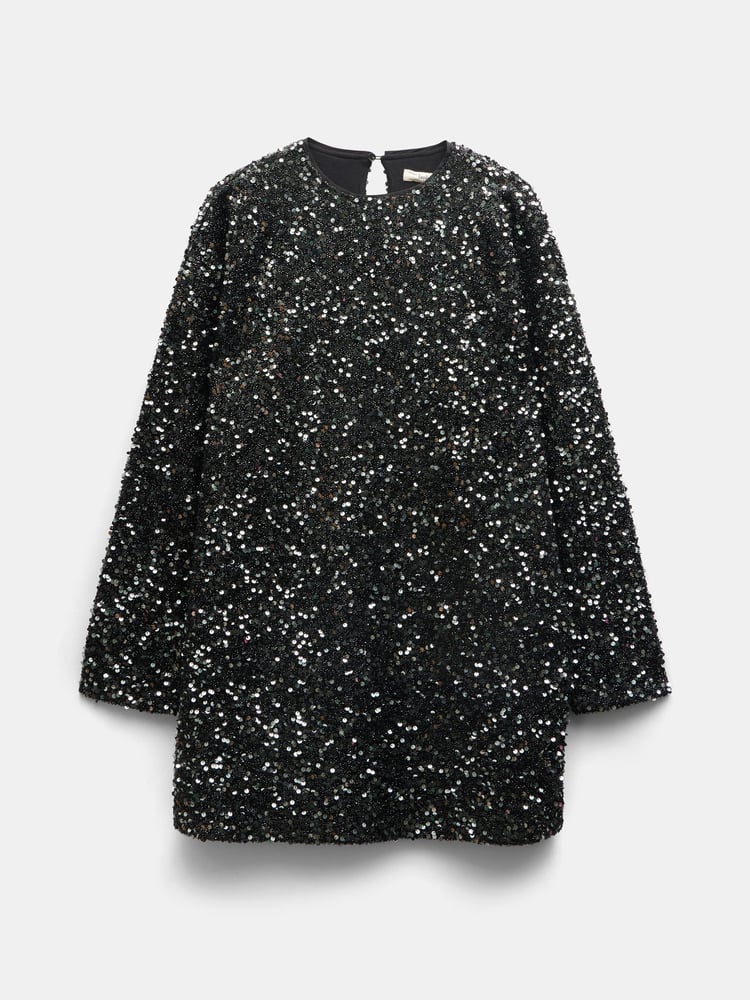 Hush Silver Mischa Sequin Mini Dress - Image 5 of 5